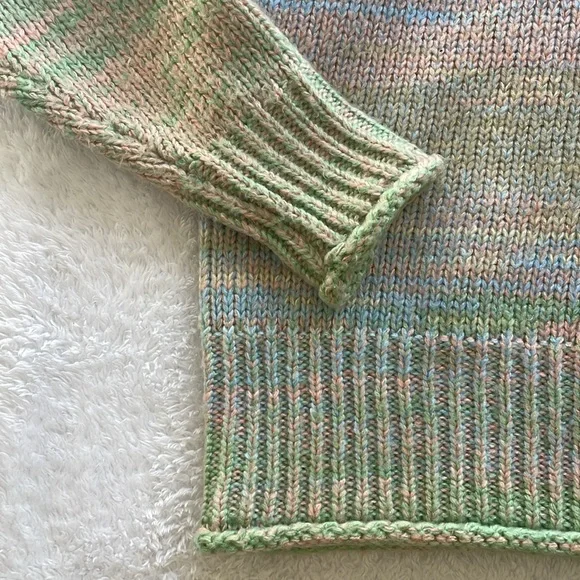 ANTHROPOLOGIE 525 AMERICA Willa Space-Dyed Turtleneck Sweater Size XS - Picture 9 of 12